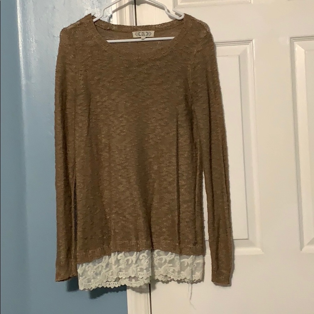 Brown sweater
